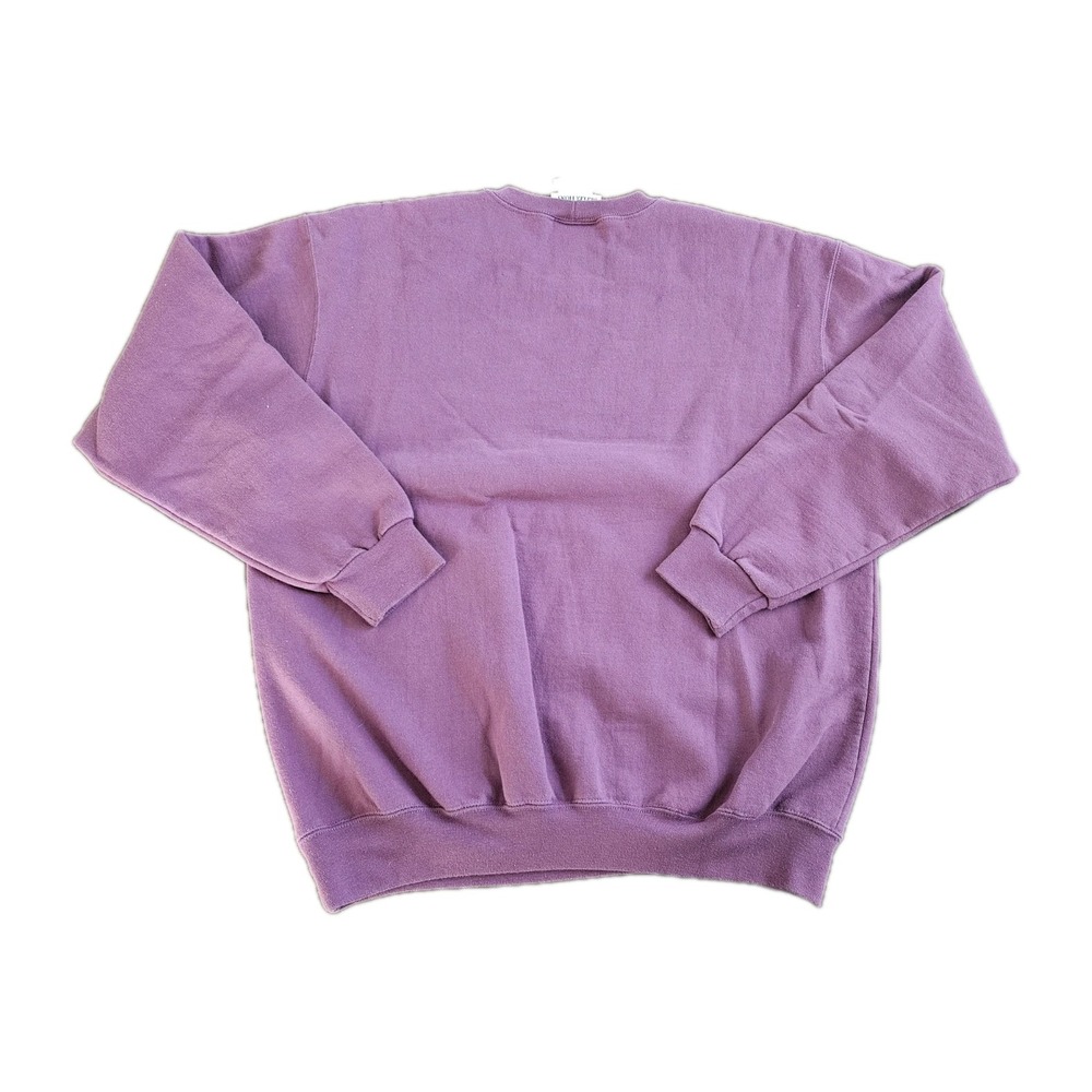 Vintage Northern Reflections Sweatshirt Spring Trail Scene Medium Purple - Picture 8 of 8